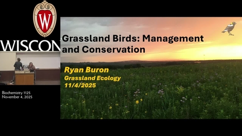Thumbnail for Grassland Ecology - 11/04/25 (Mod 5, Week 10)