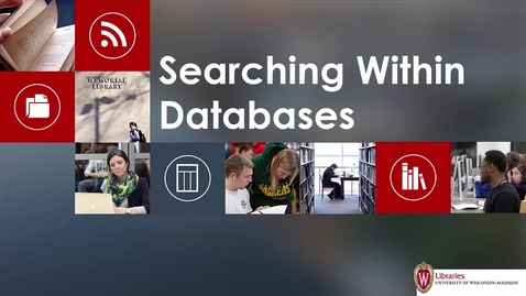 Thumbnail for Searching Within Databases