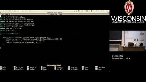 Thumbnail for Week 9.3 (Monday) Lec001