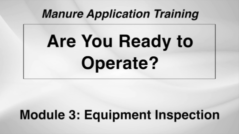 Thumbnail for L 3-1 Are You Ready to Operate