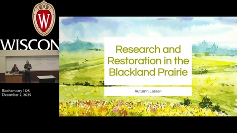 Thumbnail for Grassland Ecology - 12/02/25 (Mod 6, Week 14)