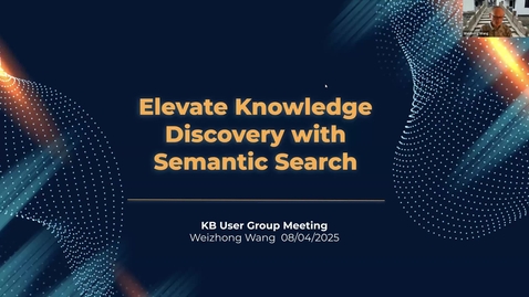 Thumbnail for Elevating Knowledge Discovery with Semantic Search