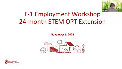 Thumbnail for STEM OPT Workshop Fall 2025