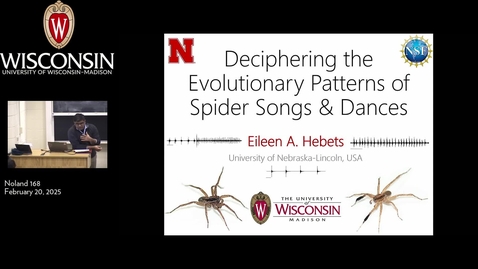 Thumbnail for Biology Colloquium: Eileen Hebets 02/20/25