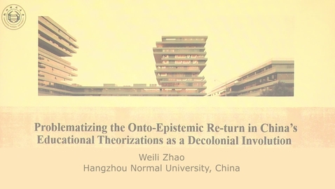 Thumbnail for C&amp;I Colloquium 2024 - Weili Zhao 04.08.24