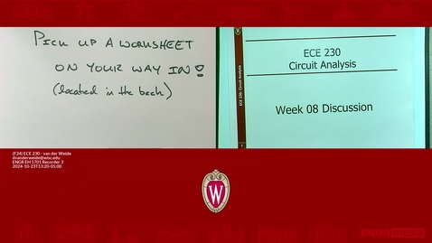 Thumbnail for (F24) ECE 230 - van der Weide