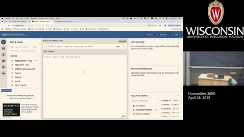 Thumbnail for Week 13.3 (Monday) Lec004