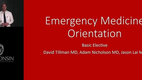 Thumbnail for Nicholson - Emergency Medicine Orientation