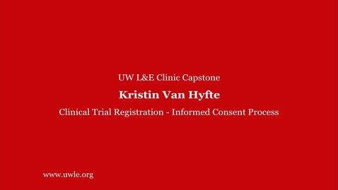 Thumbnail for entry Capstone - Clinical Trial Registration - Informed Consent