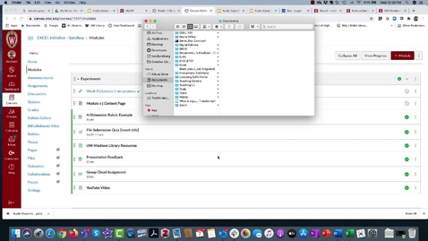 Thumbnail for Demo of Kaltura Media Space: Uploading a stored video and embedding it in Canvas