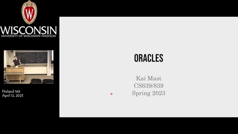 Thumbnail for 11a - More Storage &amp; Oracles