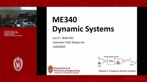Thumbnail for F23 - ME 340 - Xu - Lec 17 - 2023.11.06