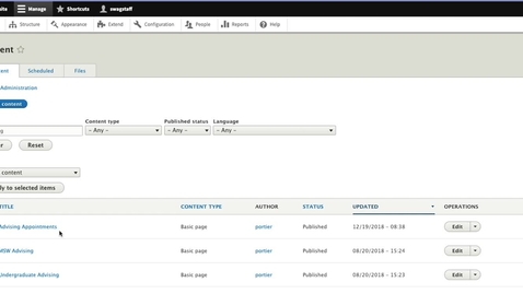Thumbnail for Drupal-&gt;WordPress import demo