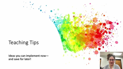 Thumbnail for Teaching Tip #4_Lecture's role in guided instruction