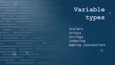 Thumbnail for Variable types