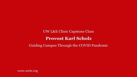 Thumbnail for Capstone - Provost Karl Scholz