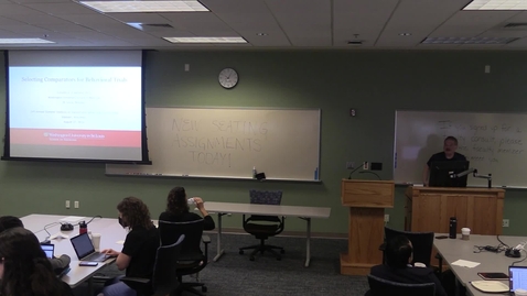 Thumbnail for Day 2: Selecting Comparators for Behavioral Trials - K. Freedland