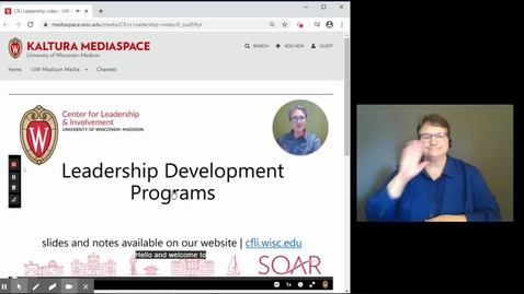 Thumbnail for entry Leadership Development Programs - ASL Interpreted