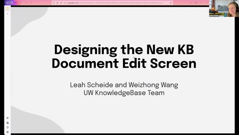Thumbnail for  Exploring the New KB Doc Edit Screen