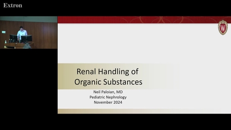 Thumbnail for Renal Handling of Organic Substances