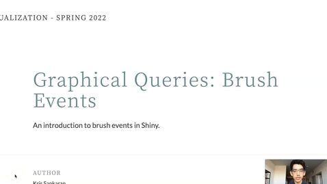 Thumbnail for Week 5 [3] Graphical Queries: Brush Events