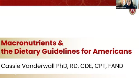 Thumbnail for Introduction to Macronutrients and Dietary Guidelines for Americans