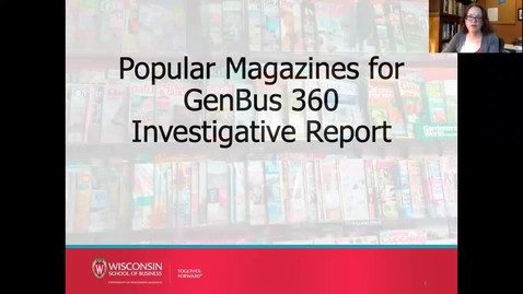 Thumbnail for Popular Magazines for the Investigative Report