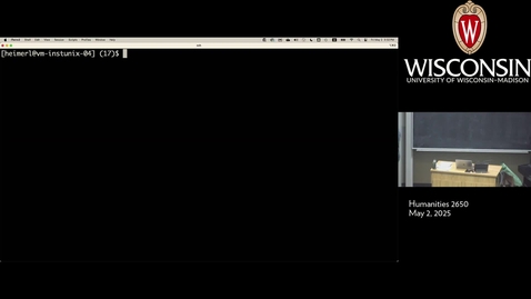 Thumbnail for Week 14.2 (Friday) Lec004