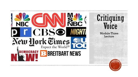 Thumbnail for Su.'24.Module Three Lecture - Critiquing Voice