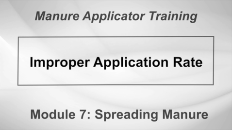Thumbnail for WS_DS_M7-2_Improper Application Rate