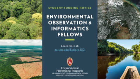 Thumbnail for Environmental Observation &amp; Informatics Fellows Webinar