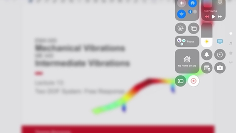 Thumbnail for Vibrations Lecture 13: Free Vibrations of a two DOF System
