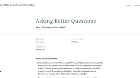 Thumbnail for Week 14 [3] Asking Better Questions