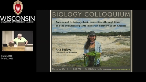 Thumbnail for Biology Colloquium: Ana Bedoya – May 5, 2022