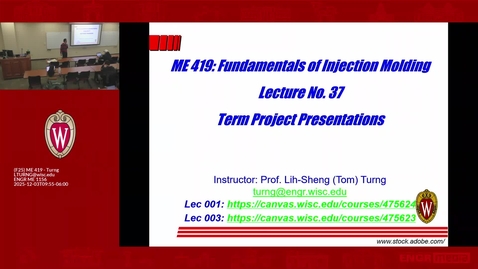 Thumbnail for (F25) ME 419 - Turng