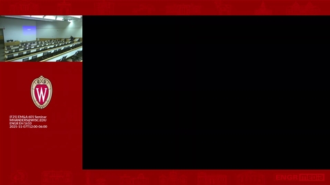 Thumbnail for (F25) EM&amp;A 601 Seminar