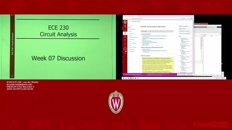 Thumbnail for (F24) ECE 230 - van der Weide