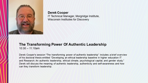 Thumbnail for entry The Transforming Power of Authentic Leadership