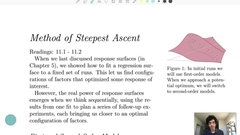 Thumbnail for Week 12 [1] Method of Steepest Ascent