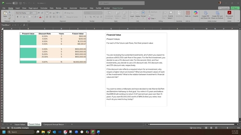 Thumbnail for EMBA Practice 1.1. | Financial Value -- Present Values