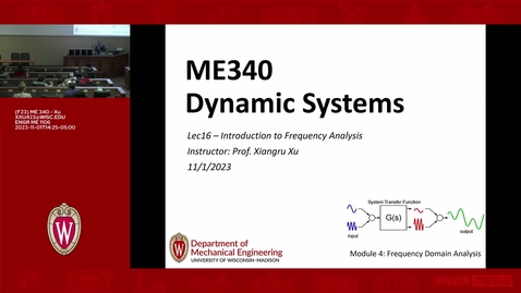 Thumbnail for F23 - ME 340 - Xu - Lec 16 - 2023.11.01