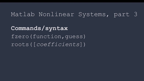Thumbnail for fzero_roots_Matlab