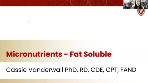 Thumbnail for Introduction to Fat-soluble Vitamins and Minerals