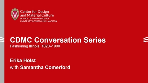 Thumbnail for entry CDMC Conversation Series: Erika Holst