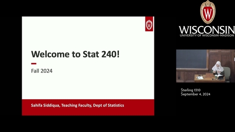 Thumbnail for Lecture 1-Stat 240 005