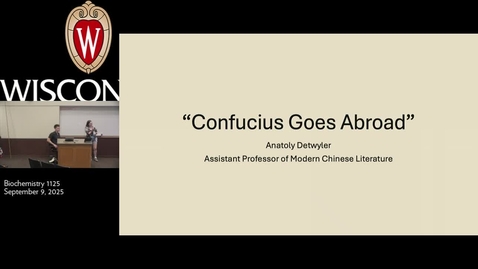 Thumbnail for A100 - September 9 - Guest Lecturer Dr. Anatoly Detwyler