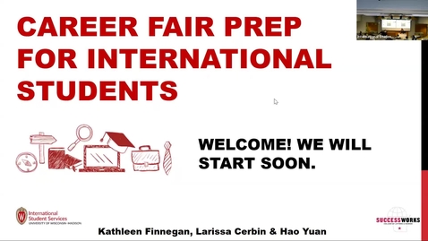 Thumbnail for SuccessWorks &amp; ISS Career Fair Prep Workshop: Spring 2026