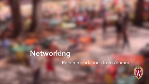 Thumbnail for entry L&amp;S Alumni Recommendations: Networking