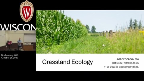 Thumbnail for Grassland Ecology - 10/21/25 (Mod 4, Week 8)