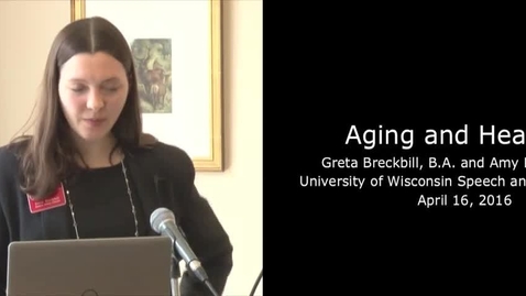 Thumbnail for Aging and Hearing: What’s Normal, What’s Not?